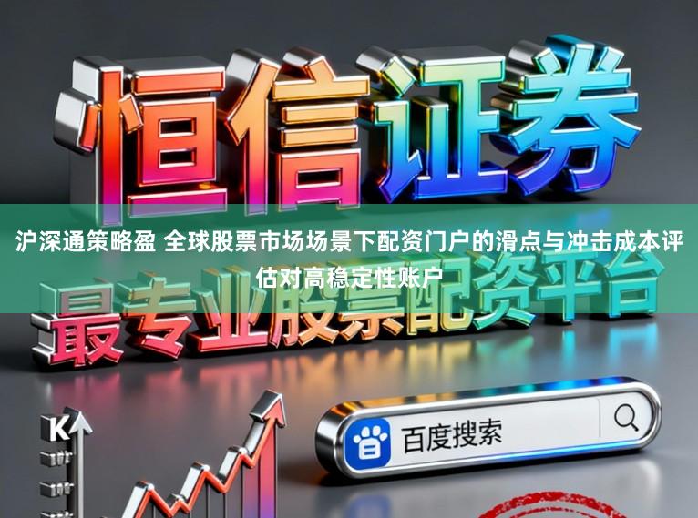 沪深通策略盈 全球股票市场场景下配资门户的滑点与冲击成本评估对高稳定性账户