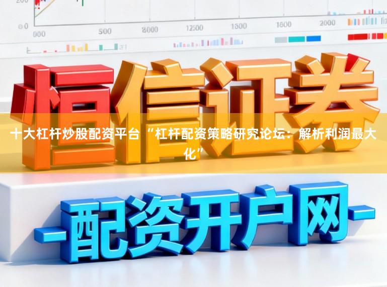 十大杠杆炒股配资平台 “杠杆配资策略研究论坛:解析利润最大化”
